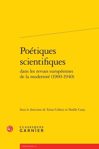 Poétiques scientifiques dans les revues européennes de la modernité (1900-1940)
