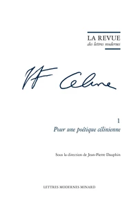 Pour une poétique célinienne