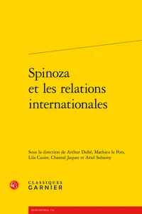 Spinoza et les relations internationales