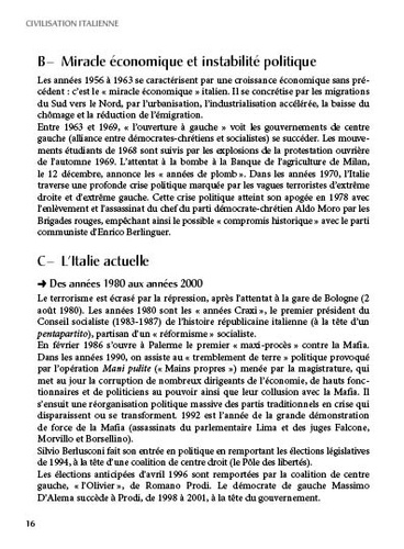 Civilisation italienne 2e édition