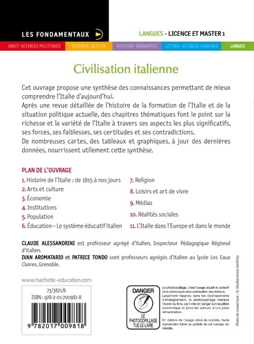 Civilisation italienne 3e édition