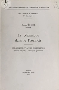 La céramique dans le Provinois