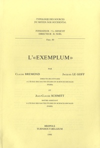 Claude Brémond et Jacques Le Goff - L'"Exemplum".