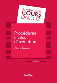 Procédures civiles d'exécution - 11e ed.