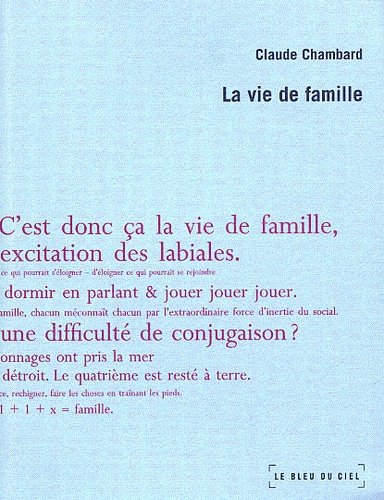 Claude Chambard - La vie de famille.