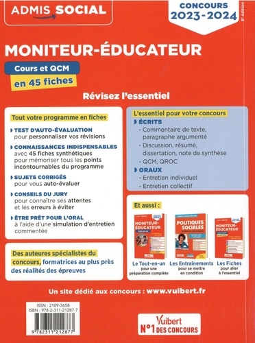 Concours Moniteur-éducateur  Edition 2023-2024