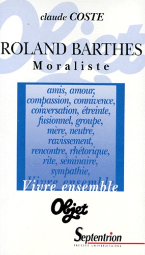 Roland Barthes moraliste