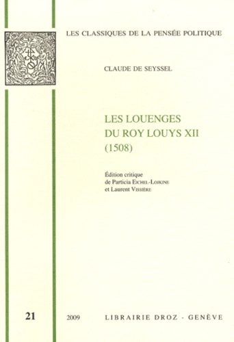 Les Louenges du roy Louys XIIe de ce nom (1508)