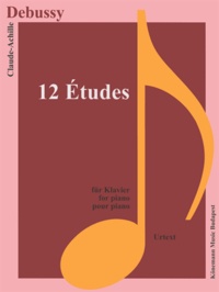 Claude Debussy - Debussy - 12 études - pour piano - Partition.