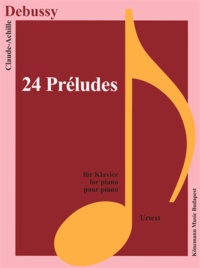 Claude Debussy - Debussy - 24 préludes - pour piano - Partition.