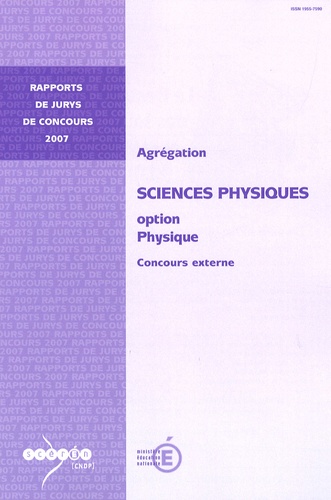 Claude Fabre - Agrégation, Sciences Physiques, option Physique - Concours externe.