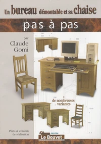 Un bureau démontable et sa chaise