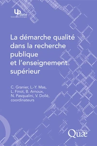 La démarche qualité dans la recherche publique et l'enseignement supérieur