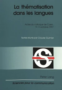 La thématisation dans les langues