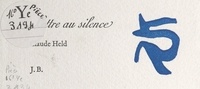 Claude Held - Lettre au silence.