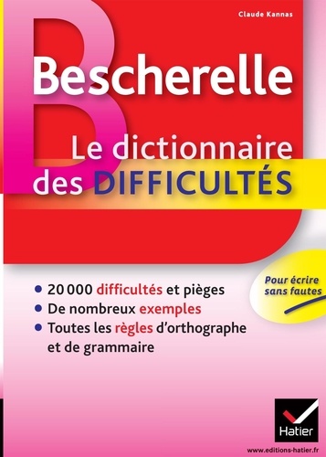 Claude Kannas - Le Dictionnaire des difficultés.