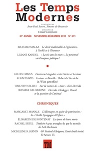Claude Lanzmann - Les Temps Modernes N° 671, Novembre-Déc : .