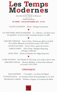 Claude Lanzmann - Les Temps Modernes N° 679, juillet-sept : .