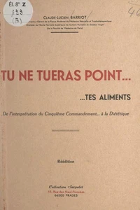 Tu ne tueras point... tes aliments