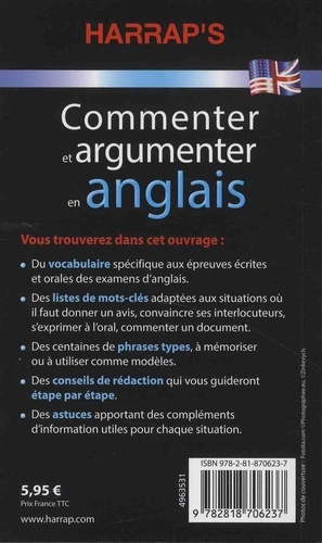 Commenter et argumenter en anglais