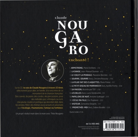 Claude Nougaro, enchanté !. 12 chansons pour toute la famille  avec 1 CD audio