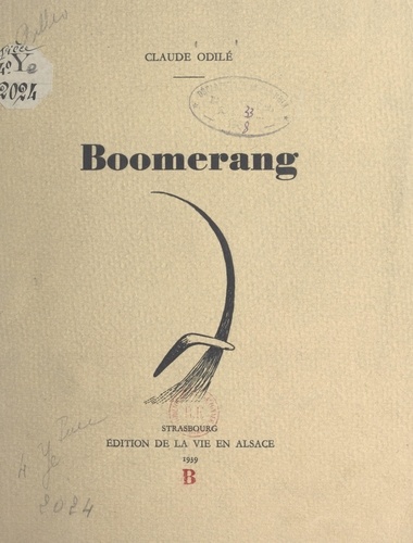 Claude Odilé - Boomerang.