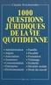 Claude Ovtcharenko - 1000 Questions Juridiques De La Vie Quotidienne.