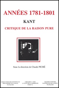 Années 1781-1801. - Kant, critique de la raison pure.pdf