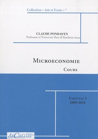 Claude Pondaven - Microéconomie - Pack en 2 volumes.