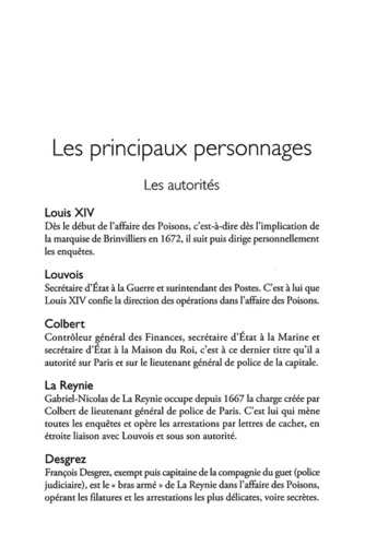 L'affaire des poisons. Crimes, sorcelleries et scandale sous le règne de Louis XIV