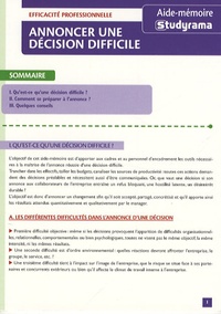 Claude Saurel - Annoncer une décision difficile.