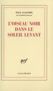 L'Oiseau Noir Dans Le Soleil Levant