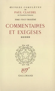 Commentaires et exégèses