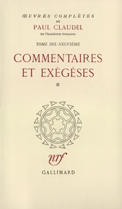 Oeuvres Completes. Tome 19