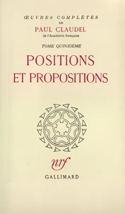 Oeuvres Completes. Tome 15