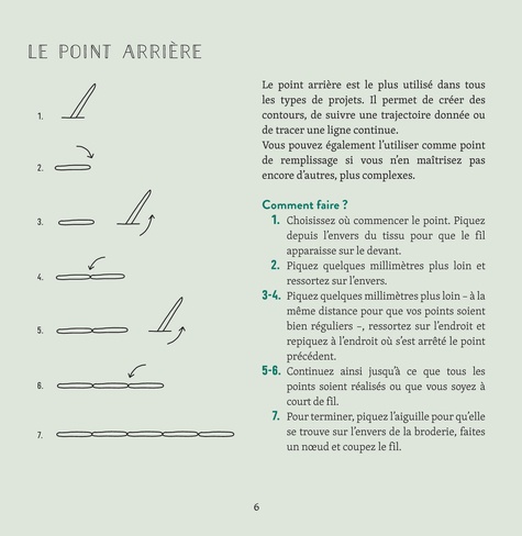 Coffret Broderies Wild !. Avec 1 guide pas à pas avec 4 modèles, 1 tambour, 3 échevettes de fil à broder, 1 aiguille + 1 enfile-aiguille, 1 feuille de papier hydrosoluble imprimée