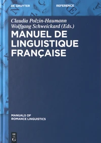 Manuel de linguistique française