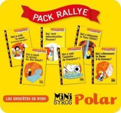 Claudine Aubrun - Rallye Les Enquêtes de Nino - Pack en 7 volumes.