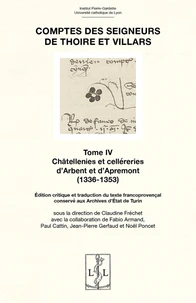 Comptes des seigneurs de Thoire et Villars
