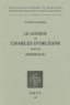 Claudio Galderisi - Le lexique de Charles d'Orléans dans les "Rondeaux".