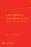 Claudio Lagomarsini - Lais, épîtres et épigraphes en vers dans le cycle de Guiron le Courtois.