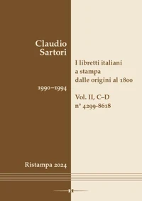 I libretti italiani a stampa dalle origini al 1800. Catalogo analitico con 16 indici