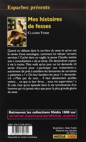Mes histoires de fesses Claudio Verdi Livres Furet du Nord