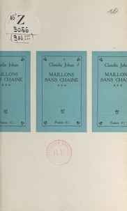 Claudis Johan - Maillons sans chaîne (3).