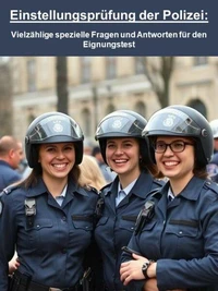 Einstellungsprüfung der Polizei: - Vielzählige spezielle Fragen und Antworten für den Eignungstest