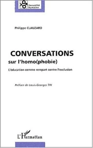 Conversations sur l'homo(phobie). L'éducation comme rempart contre l'exclusion