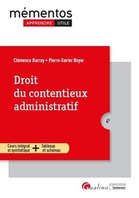 Clémence Barray et Pierre-Xavier Boyer - Droit du contentieux administratif.