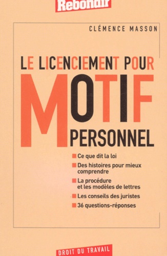 Clémence Masson - Le Licenciement Pour Motif Personnel.