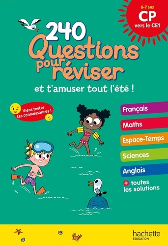 Cahier de vacances Questions pour réviser. Du CP au CE1  Edition 2024