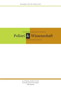 Zeitschrift Polizei &amp; Wissenschaft